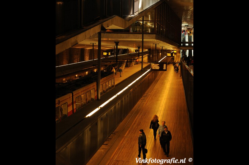 Metro station Den Haag