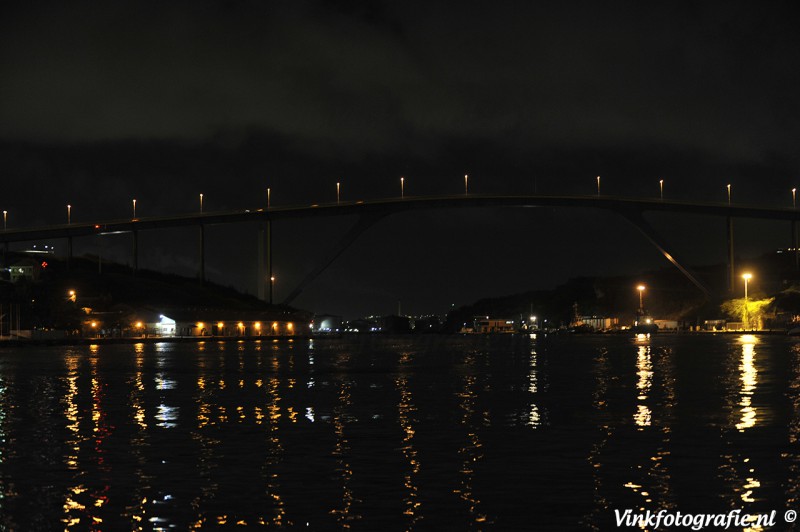 Willemstad brug nacht